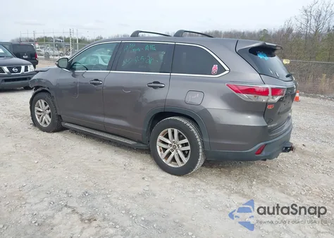 2016 Toyota Highlander Le from USA, damaged, VIN 5TDZARFH3GS017632